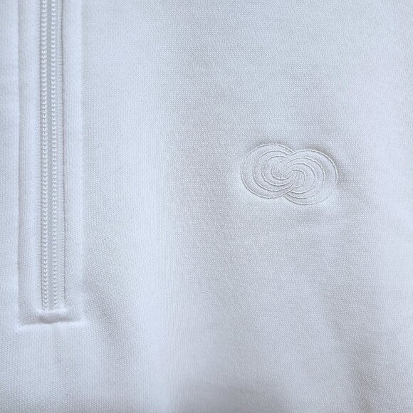 Sport-Tek White Quarter Zip Pullover Fleece Inside Sweatshirt Size Women… - Picture 5 of 16